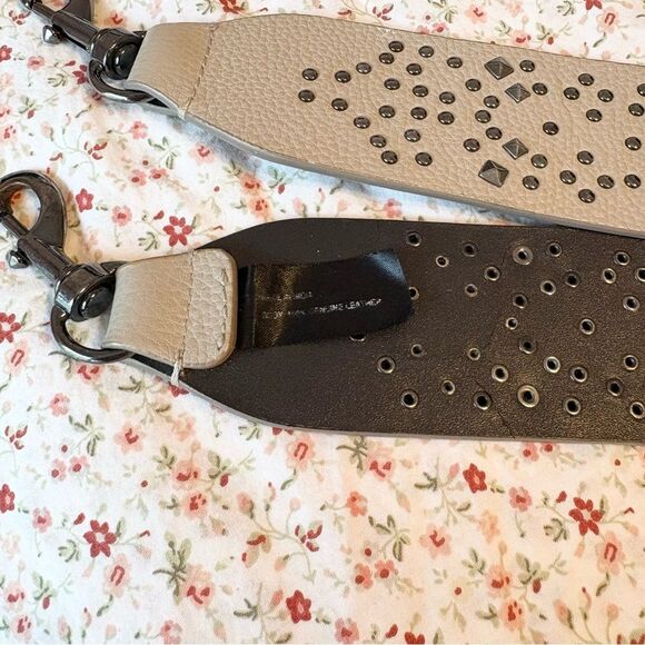 Rebecca Minkoff studded leather guitar strap - Picture 3 of 5